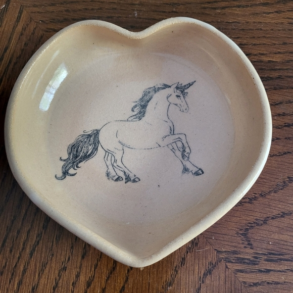Toss & Turn Pottery Other - Unicorn Pottery Heart